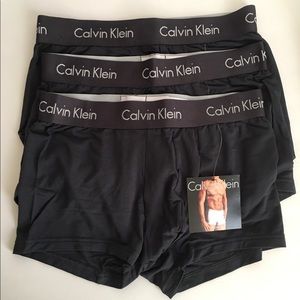 Calvin Klein Mens Boxer Shorts Grey 3 Pack